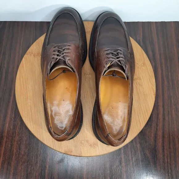Paul Stuart x Grenson Mens Size 11.5 Shoes Brown Leather Casual Dress Sneakers